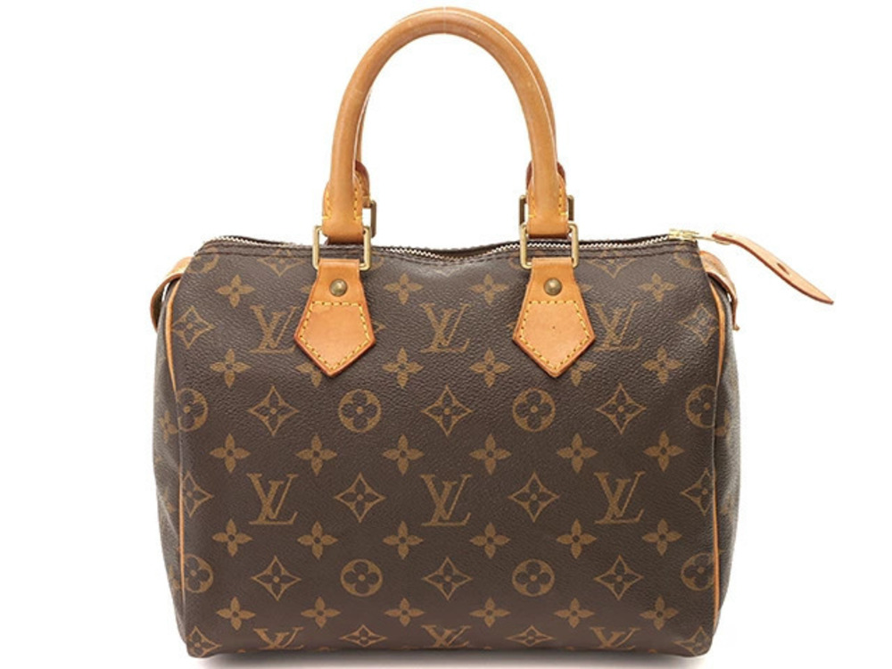 Louis Vuitton Speedy Monogram Leather Brown